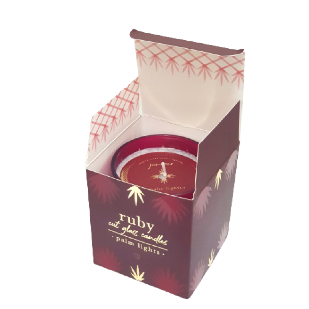 Eco-Friendly Juniper Bio-Degradable Candle – Long-Lasting 25-Hour Burn with Natural Wax