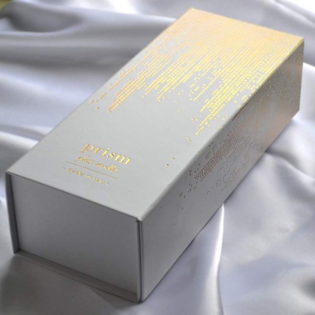 Prism Glass Candles Set 1 – Festive Tri Candle Collection with 12-Hour Burn Time | Dimensions 26 × 10 × 7 cm