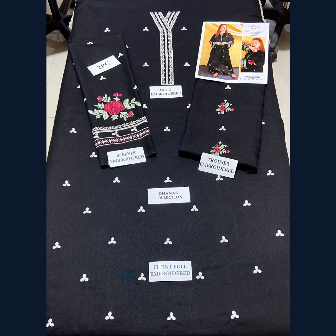 Organic Pakistani Pure Winter’s Best Pick Unstitched Embroidered 2PC Suits – Dhanak Collection Replica (Pack of 6)Wholesale Price for Dealers & Resellers