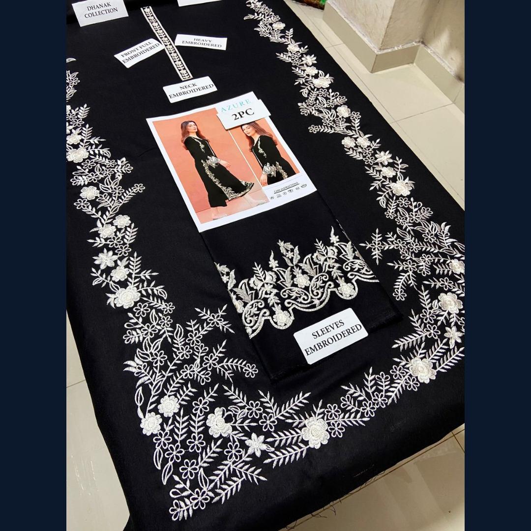 Organic Pakistani Pure Winter’s Best Pick Unstitched Embroidered 2PC Suits – Dhanak Collection Replica (Pack of 6)Wholesale Price for Dealers & Resellers