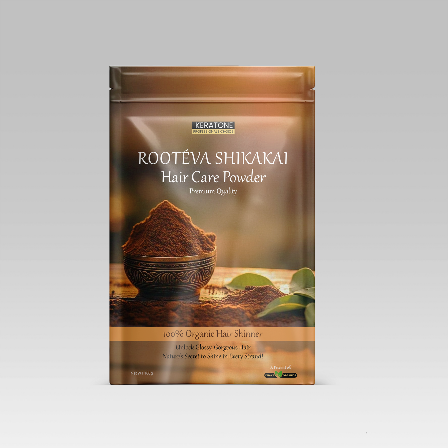 Rootéva Shikakai Powder – 100% Organic Hair Shiner