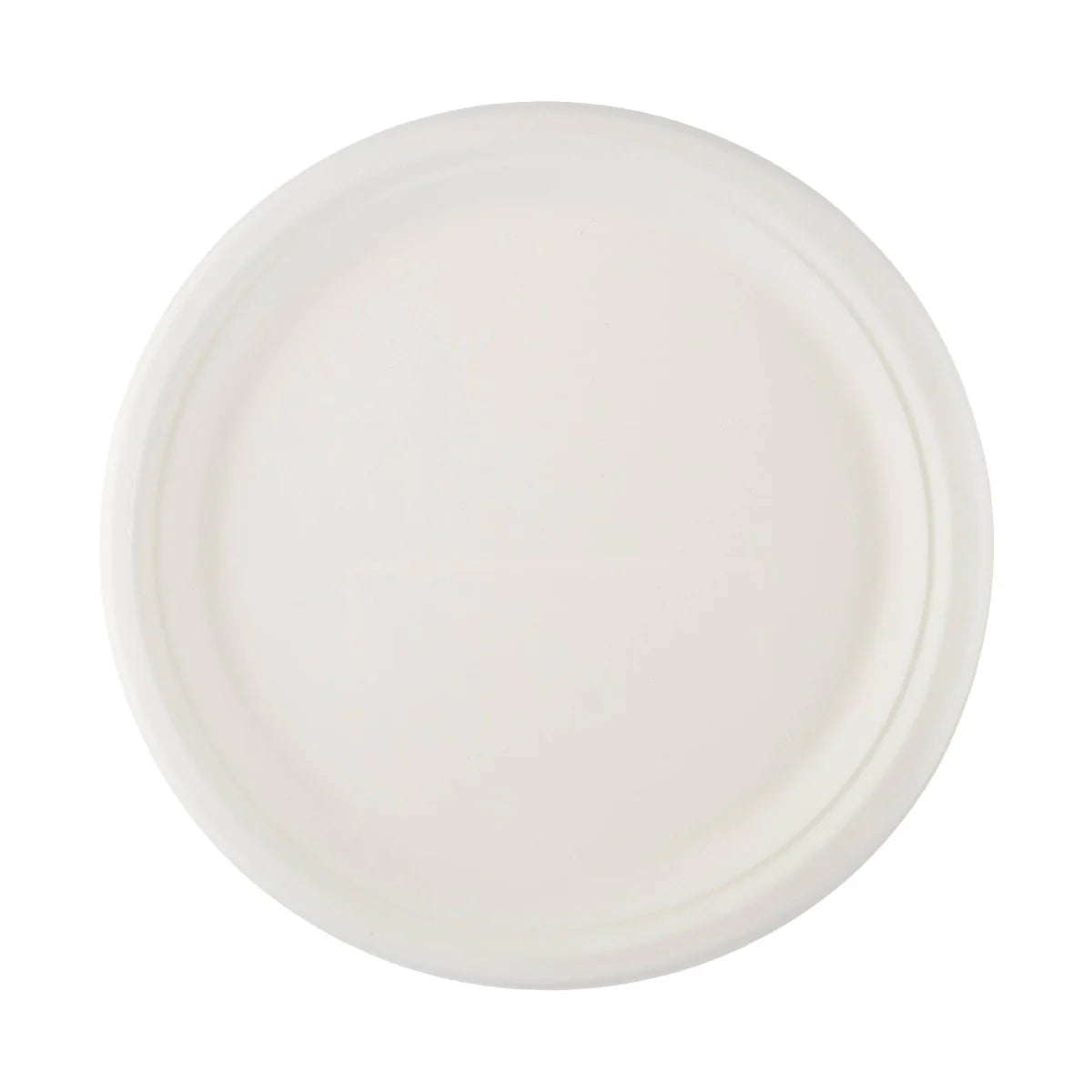 10″ Round Eco-Friendly Sugarcane Bagasse Organic Disposable Plate – Biodegradable & Durable Tableware