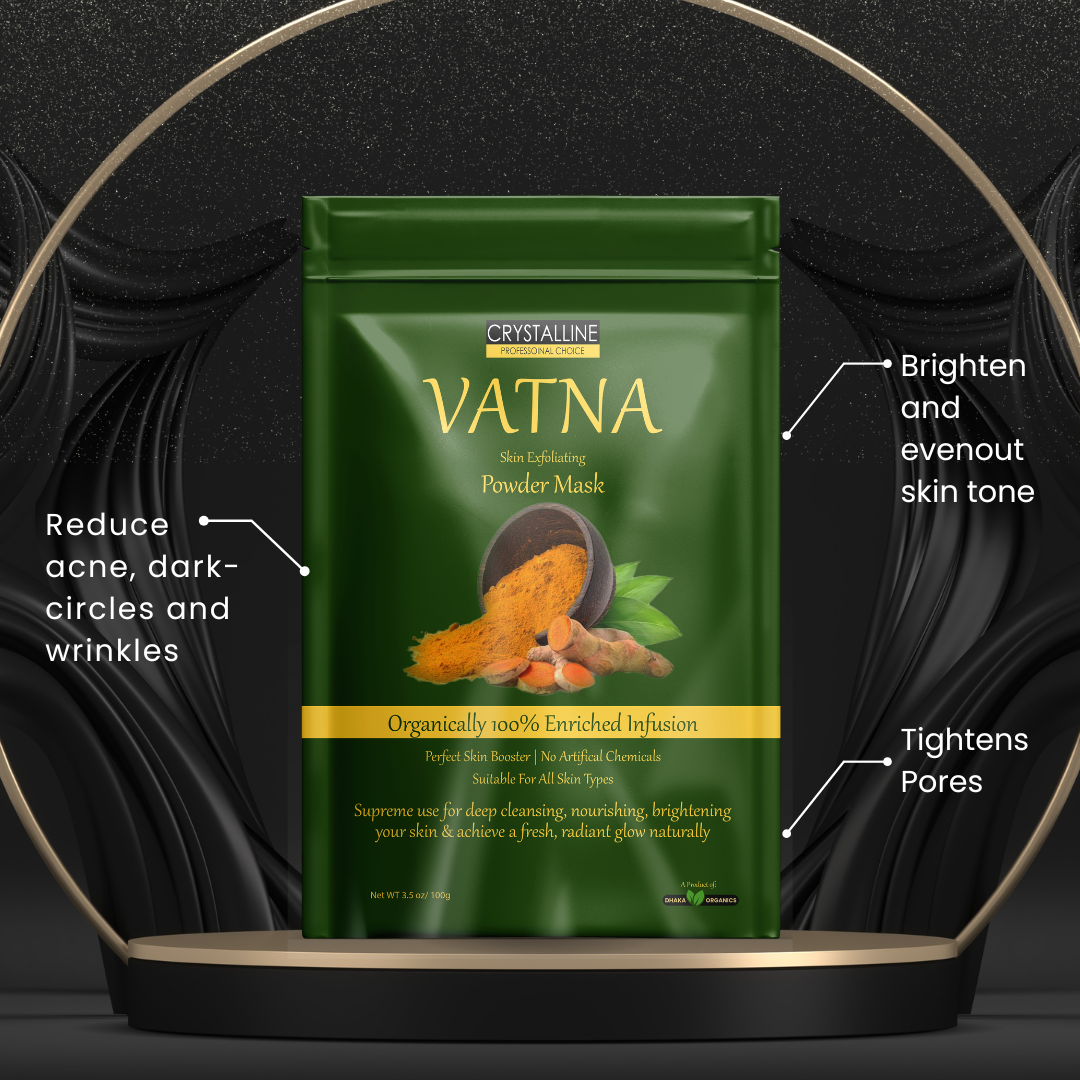 Crystalline Vatna – 100% Organic Skin Mask Powder