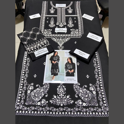 Organic Pakistani Pure Winter’s Best Pick Unstitched Embroidered 2PC Suits – Dhanak Collection Replica (Pack of 6) Wholesale Price for Dealers & Resellers