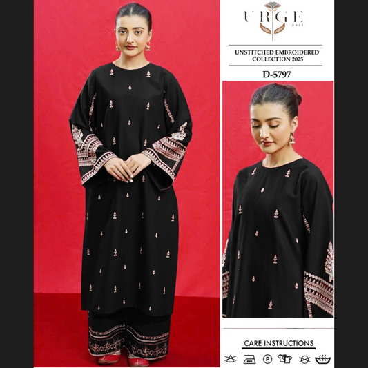 Organic Pakistani Pure Winter’s Best Pick Unstitched Embroidered 2PC Suits – Dhanak Collection Replica (Pack of 6)Wholesale Price for Dealers & Resellers
