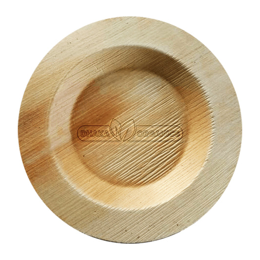 25PCs Pack of 6″ Round Flat Areca Palm Leaf Disposable Plate – Eco-Friendly, Biodegradable & Durable Tableware Size: 6 Inch Shape: Round Flat Color: Natural Light Brown with Unique Palm Leaf Texture Category: Plates