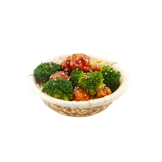 Premium 7 oz Disposable Bamboo Bowls [50 Count] | Sustainable, Sturdy & Stylish for Events & Gatherings