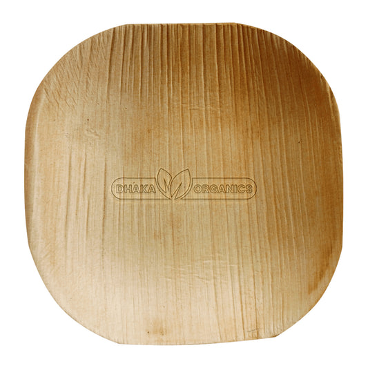 25 PCs Pack of 4″x4″ Square Areca Palm Leaf Plate – Eco-Friendly, Biodegradable & Durable Tableware  Size: 4 x 4 Inch Shape: Square Plate Color: Natural Light Brown with Unique Palm Leaf Texture Category: Plates