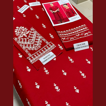 Organic Pakistani Pure Winter’s Best Pick Unstitched Embroidered 2PC Suits – Dhanak Collection Replica (Pack of 6)Wholesale Price for Dealers & Resellers