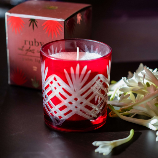 Eco-Friendly Tuberose Bio-Degradable Candle – Long-Lasting 25-Hour Burn with Natural Wax