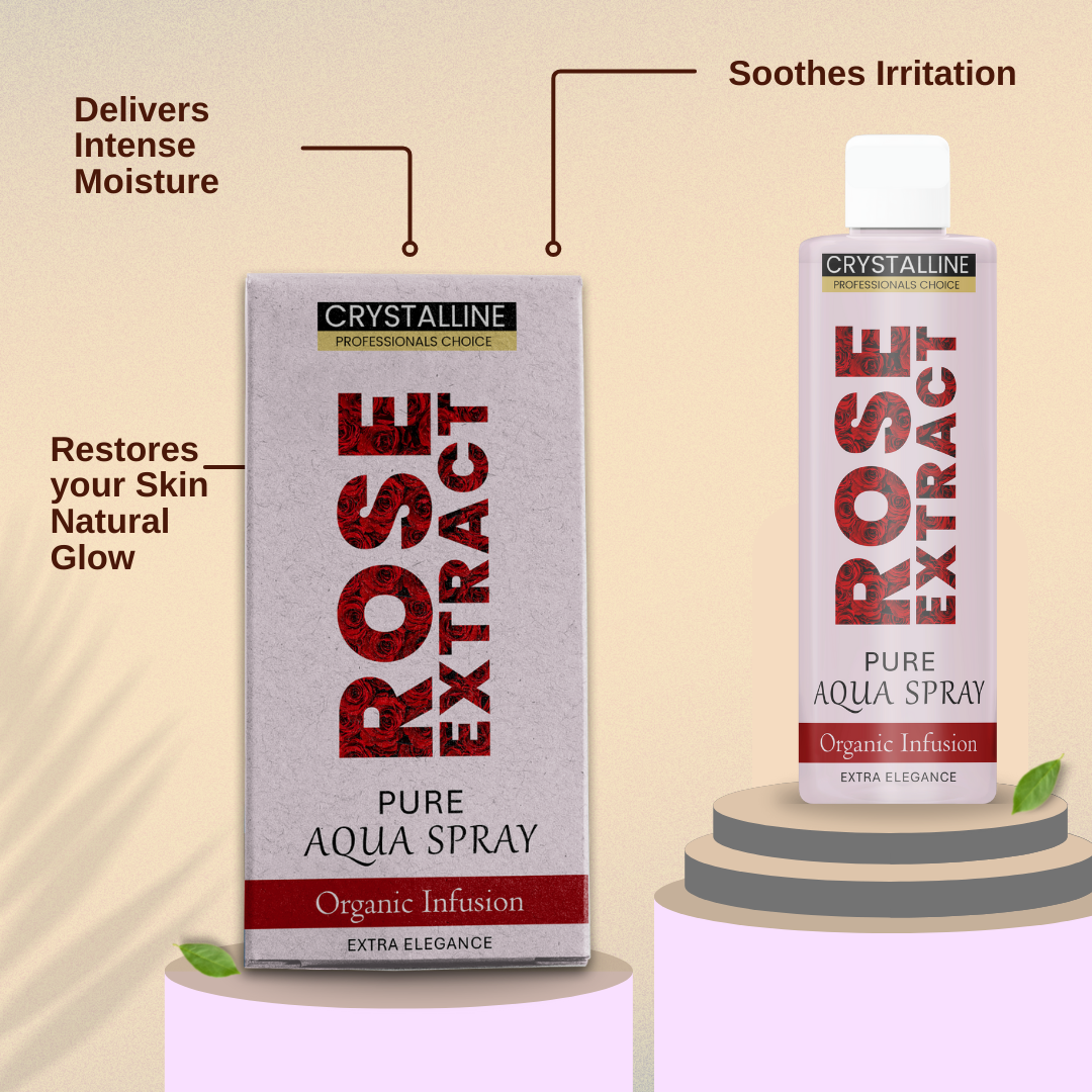 Rose Extract Pure Aqua Organic Spray