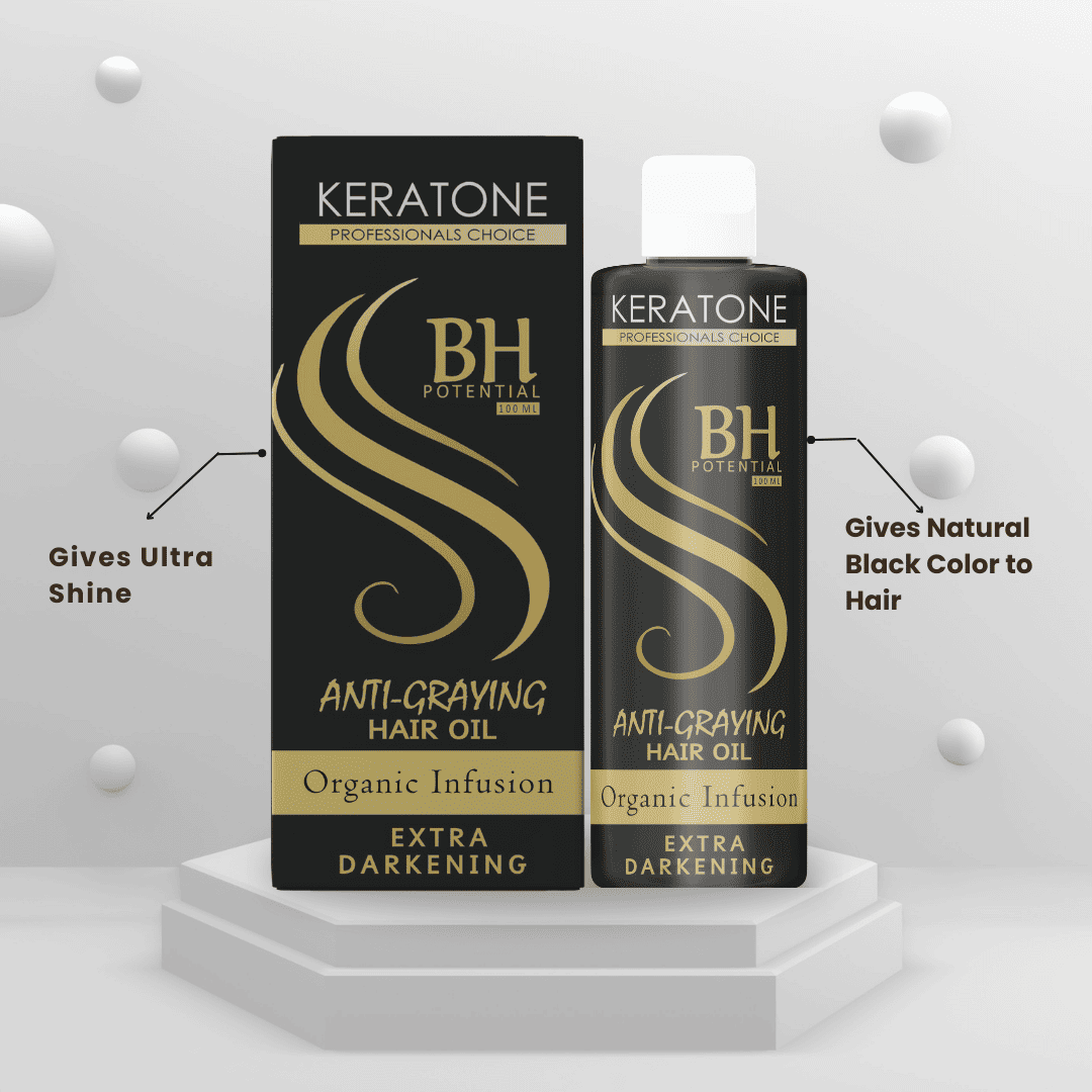 Keratone BH Oil & Dye For White Hairs 100% Pure
