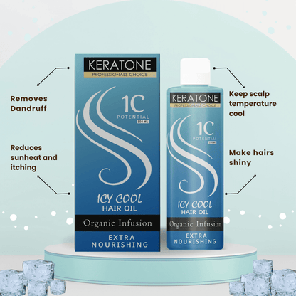 Keratone ICY Oil Stay Shiny Cool 100% Natural