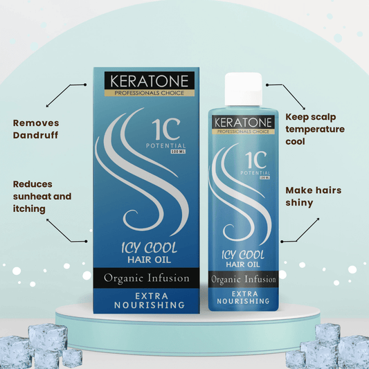 Keratone ICY Oil Stay Shiny Cool 100% Natural