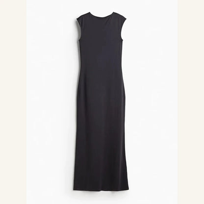 black mermaid skirt bodycon maxi dress for women